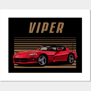 Dodge Viper 1991 Awesome Automobile Posters and Art